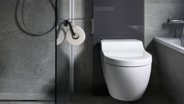 Geberit Monolith met Geberit AquaClean Tuma douchewc