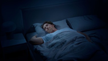 Slapende man