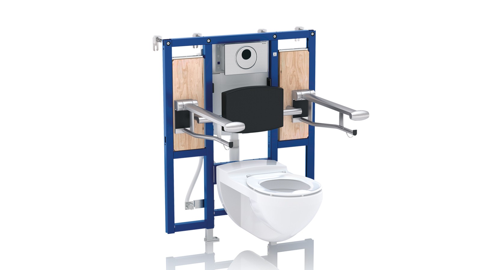 Drempelvrij wc met Geberit Duofix installatie-element