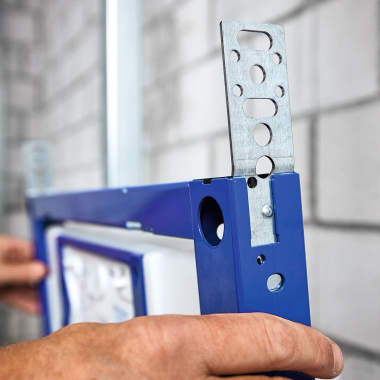 Eenvoudige installatie van Duofix-element.