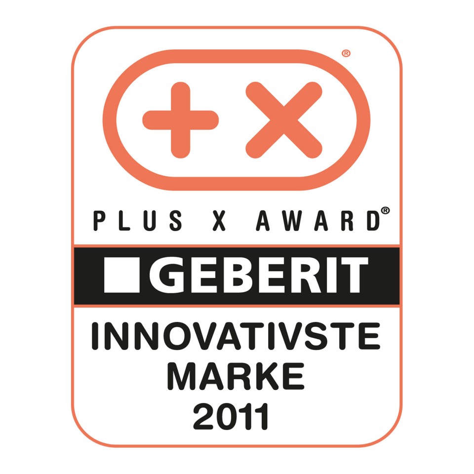 Plus X Award voor Geberit als het innovatiefste merk