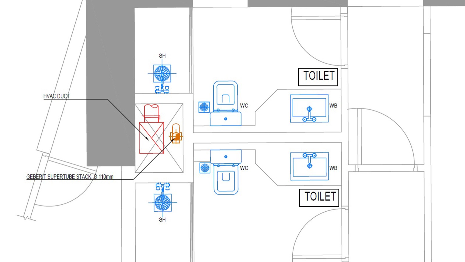 Gebruik van Geberit PE SuperTube in New Alamein City Gebruik van Geberit PE SuperTube in New Alamein City