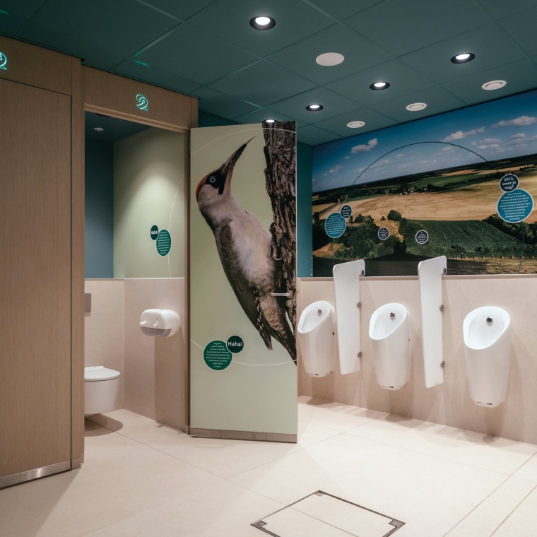 Geberit Preda urinoir met automatische spoeling