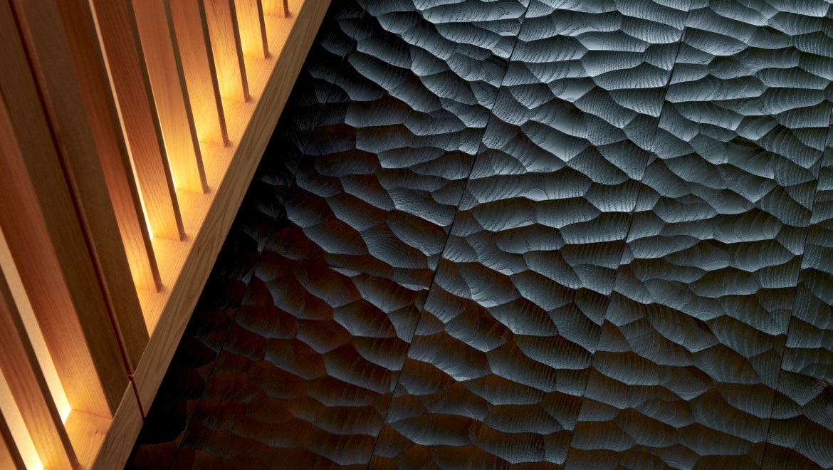 Haptische eigenschappen zijn essentieel voor Yuichi Kodai, zelfs onder de voeten: de Japanse Naguri-techniek. (© David Willen Studio)
