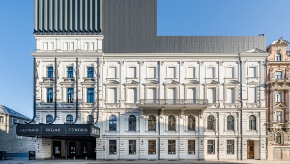 Van bouwval tot architectonisch juweel: het New Riga Theatre (© Jānis Salmanis)
