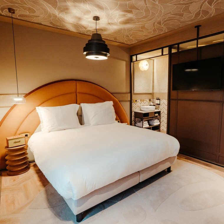 36 stijlvolle hotelkamers in mid-century-stijl (© Nina Slagmolen) 36 stijlvolle hotelkamers in mid-century-stijl (© Nina Slagmolen)