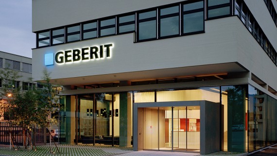 Geberit hoofdkantoor in Zwitserland