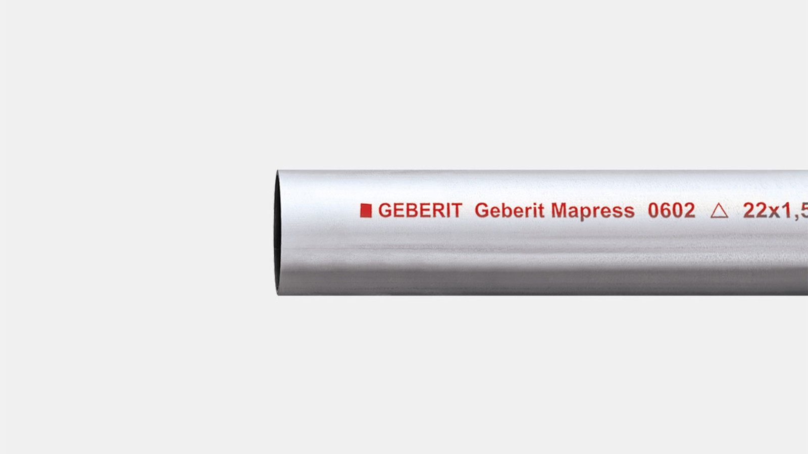 Geberit Mapress C-staal systeembuis, uitwendig verzinkt