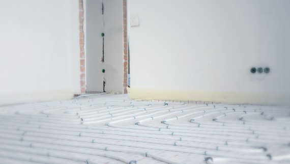 Toepassing vloerverwarming