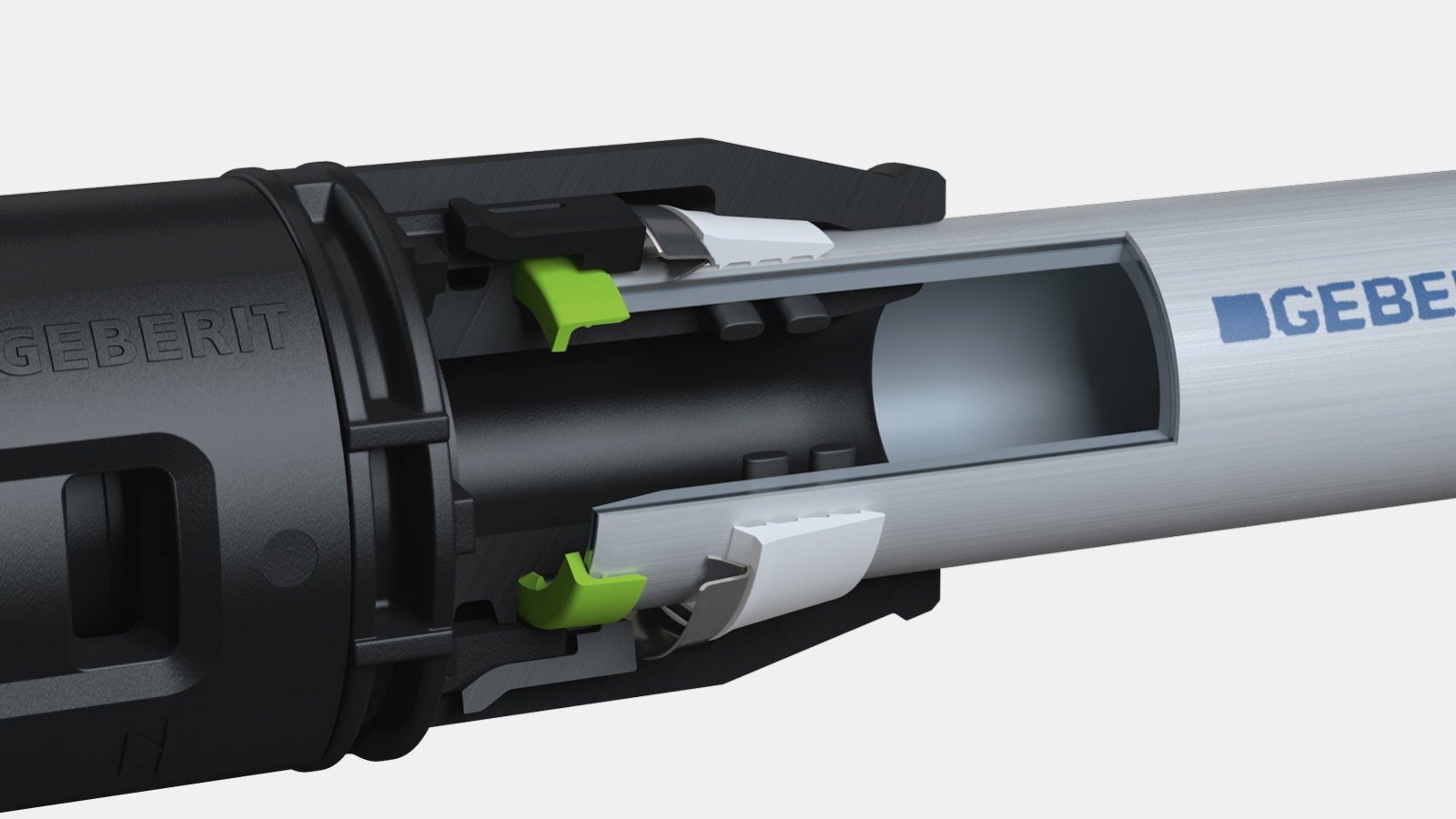 Geberit PushFit met twee afdichtingsringen