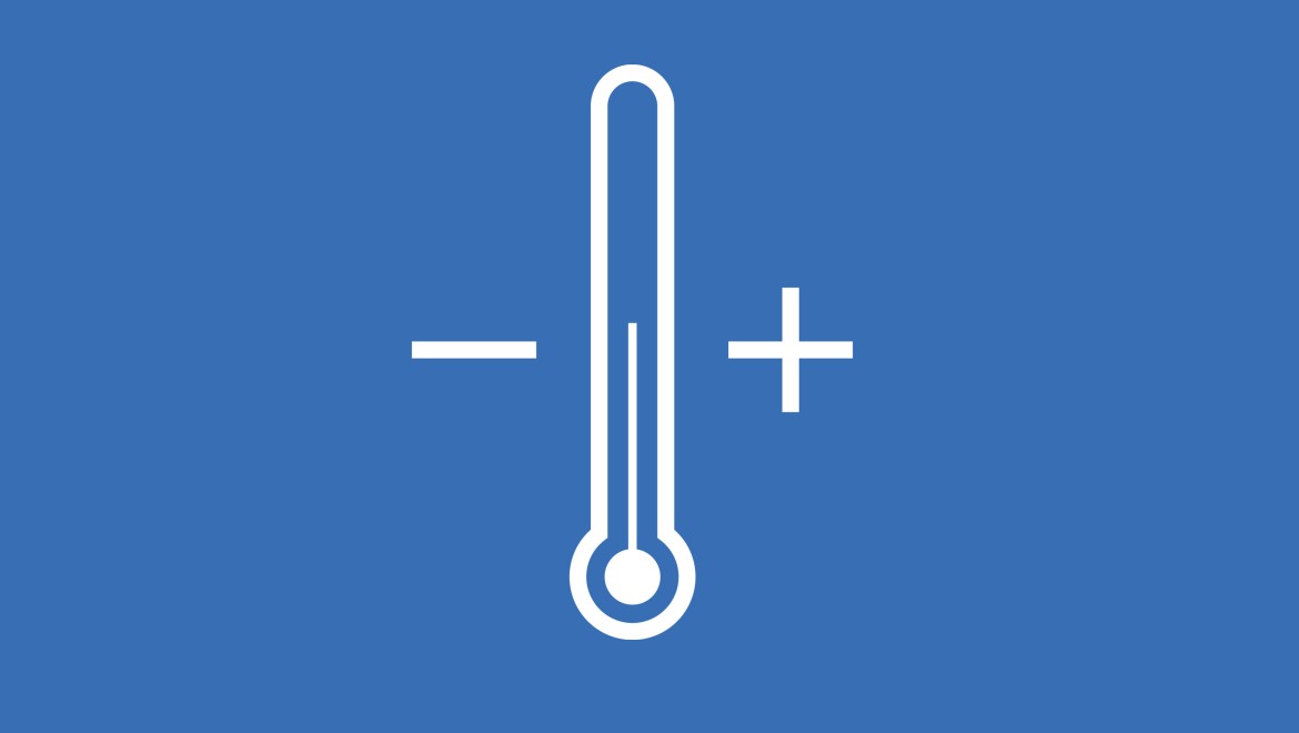 Illustratie voor temperatuurspoeling