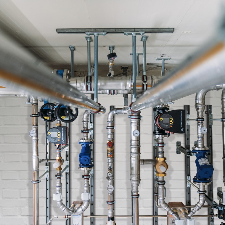 Geberit Mapress Therm biedt betrouwbare bescherming tegen uitwendige corrosie in gesloten koel- of vriescircuits met condensvorming Geberit Mapress Therm biedt betrouwbare bescherming tegen uitwendige corrosie in gesloten koel- of vriescircuits met condensvorming