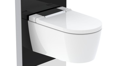 Geberit Monolith Plus sanitairmodule met douchewc Geberit AquaClean Sela