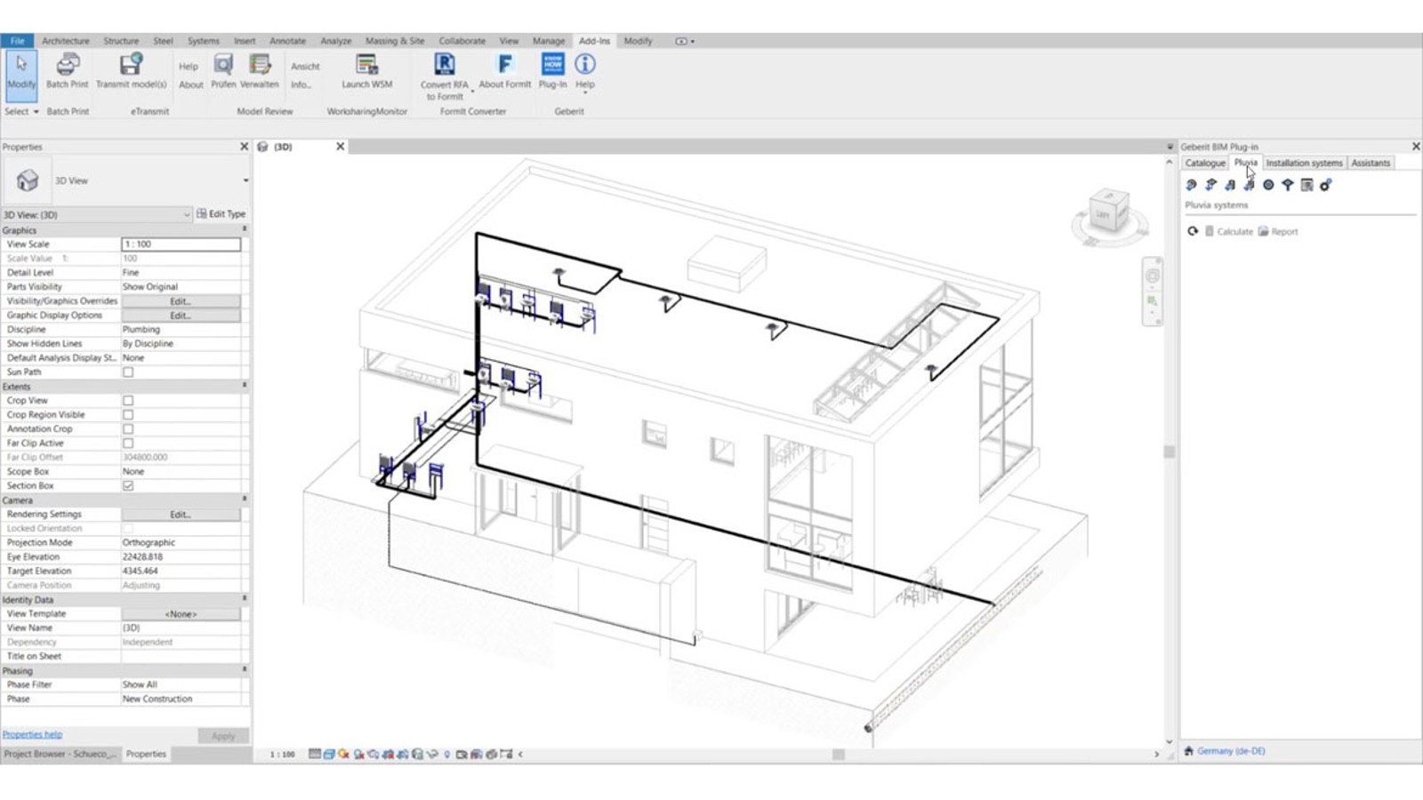 Pluvia in Geberit BIM Plug-in Pluvia in Geberit BIM Plug-in