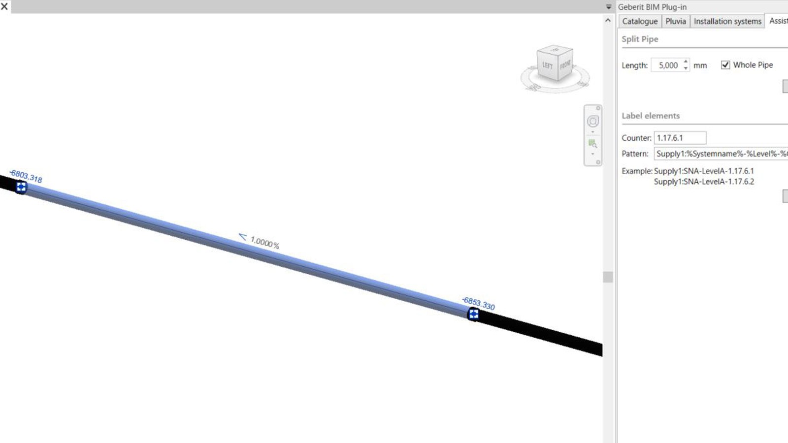 Segmenteren in Geberit BIM Plug-in Segmenteren in Geberit BIM Plug-in