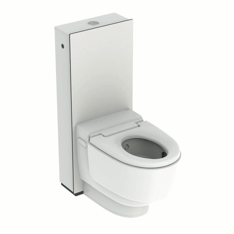 Geberit AquaClean Mera met open deksel Geberit AquaClean Mera met open deksel