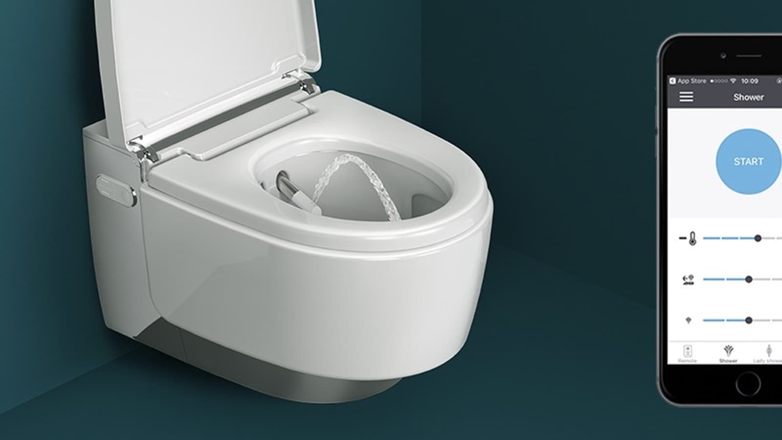 Geberit AquaClean Mera en Geberit Home app Geberit AquaClean Mera en Geberit Home app