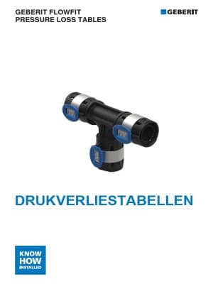 Drukverliestabellen Geberit FlowFit Drukverliestabellen Geberit FlowFit