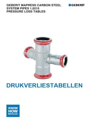 Drukverliestabellen Geberit Mapress C-staal 1.0215 Drukverliestabellen Geberit Mapress C-staal 1.0215