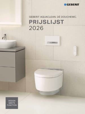 Geberit Prijslijst AquaClean Geberit Prijslijst AquaClean