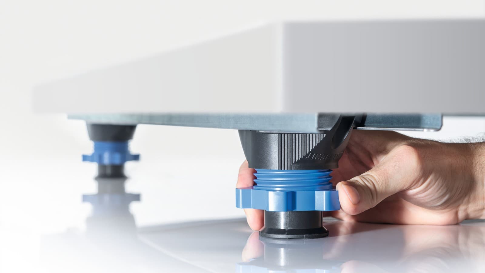 Douchevloer met installatieframe Douchevloer met installatieframe