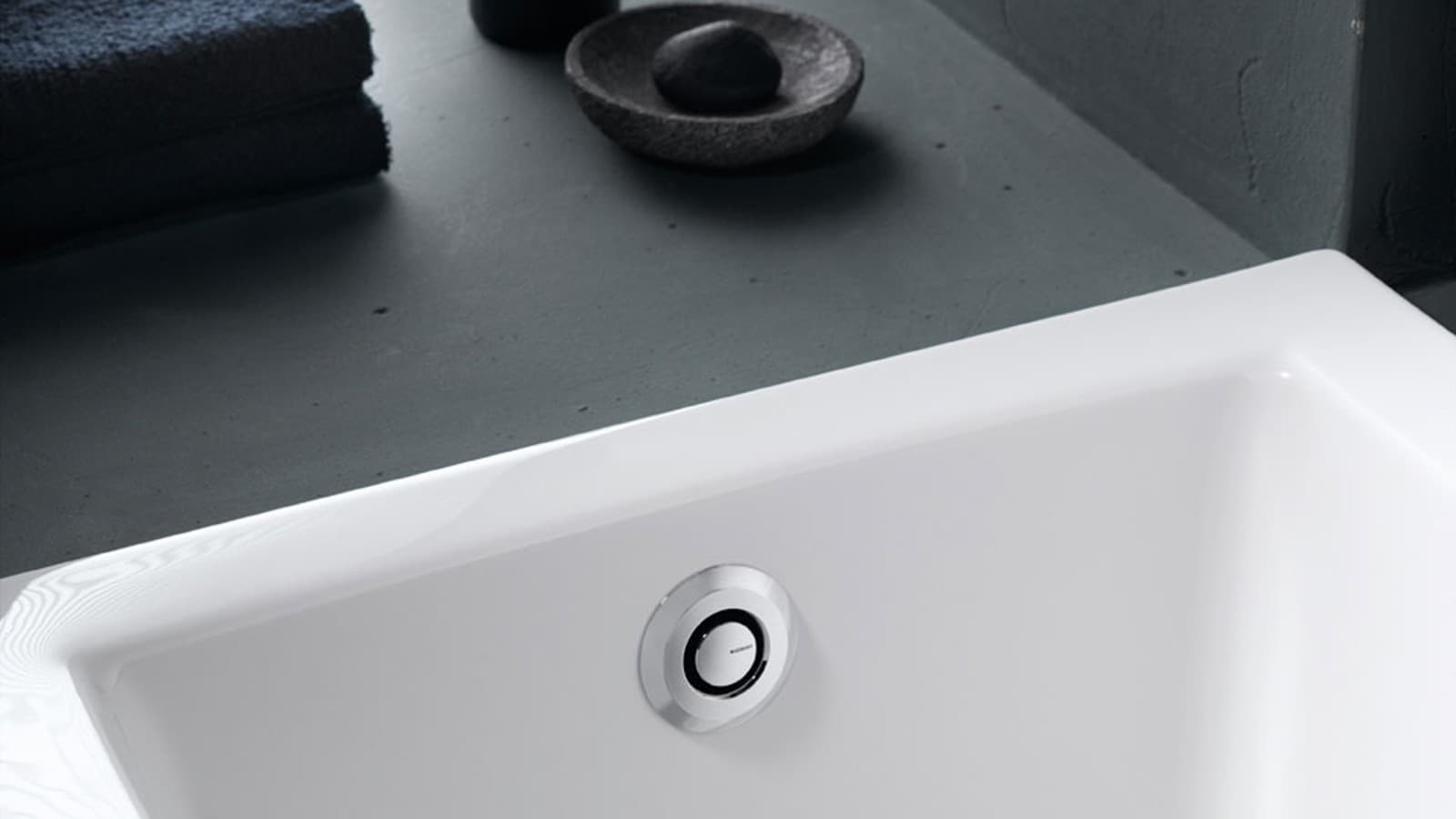 Badafvoer met PushControl functie Badafvoer met PushControl functie