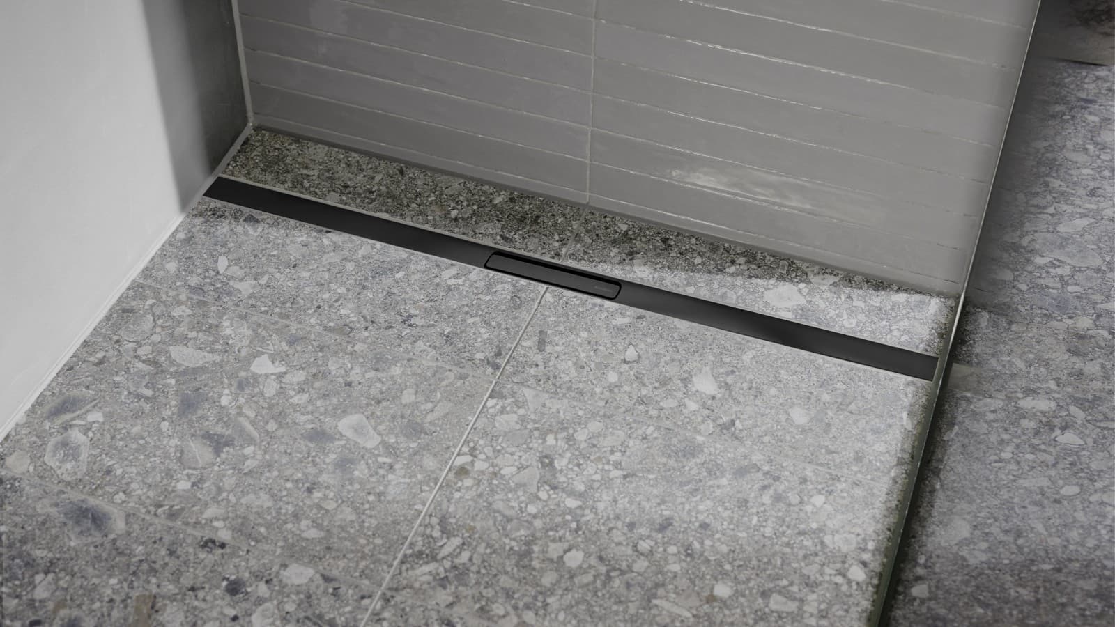 Geberit CleanLine30 douchevloergoot in zwart Geberit CleanLine30 douchevloergoot in zwart