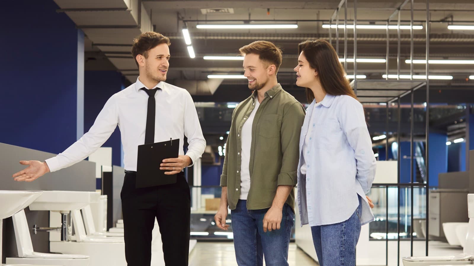 Adviesgesprek bij een Geberit partner Adviesgesprek bij een Geberit partner