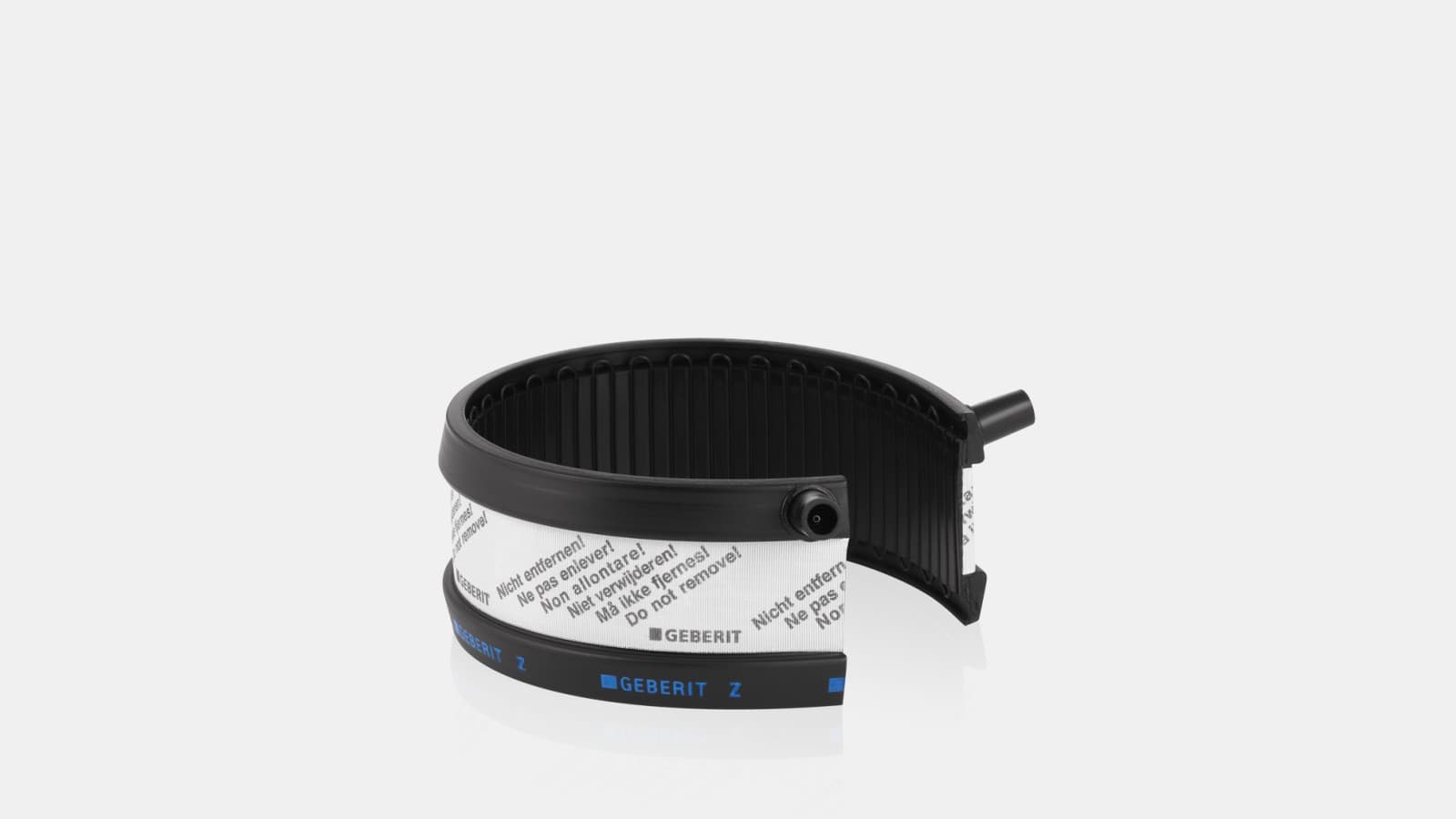 Geberit Pluvia: installatie van de fixatiepunten met de Geberit elektrolasband Geberit Pluvia: installatie van de fixatiepunten met de Geberit elektrolasband