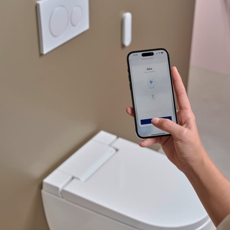Geberit AquaClean met de Geberit Home-app Geberit AquaClean met de Geberit Home-app