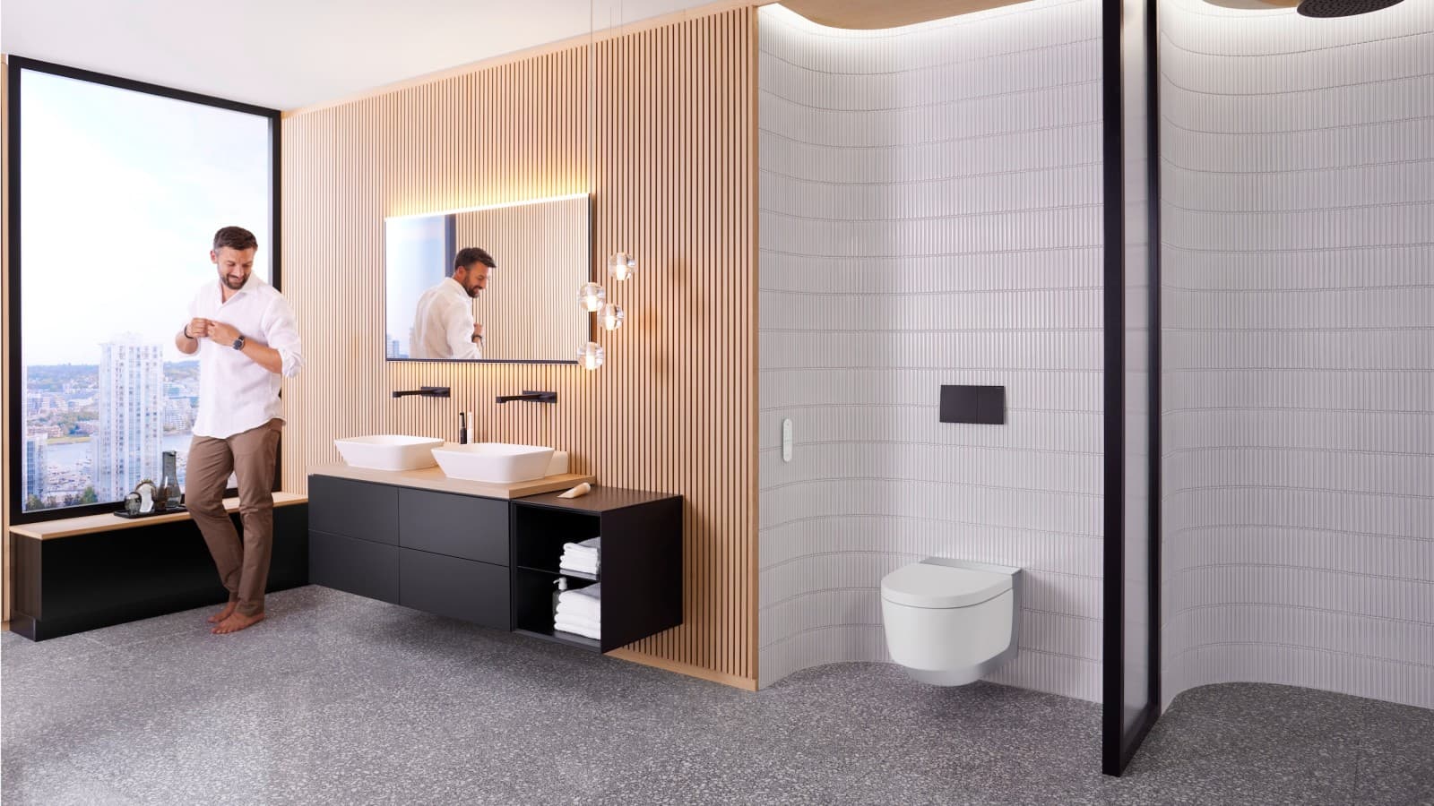 Geberit AquaClean Mera Comfort douchewc Geberit AquaClean Mera Comfort douchewc