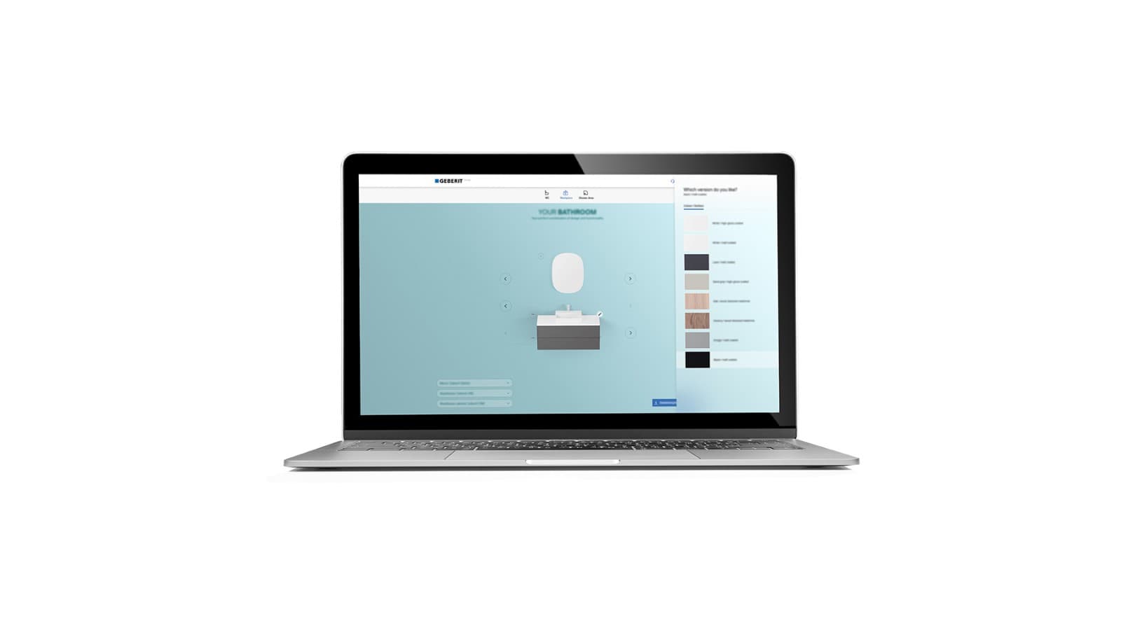 Stel uw badkamer samen met de Geberit Product Zoeker Stel uw badkamer samen met de Geberit Product Zoeker