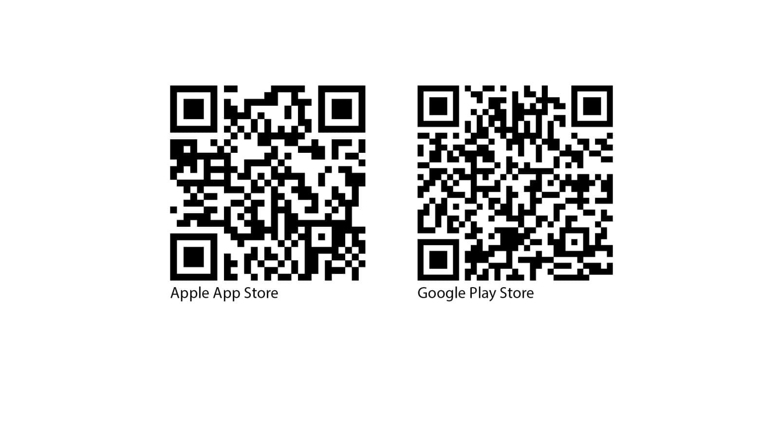 QR Codes Geberit Control App voor Apple en Android QR Codes Geberit Control App voor Apple en Android