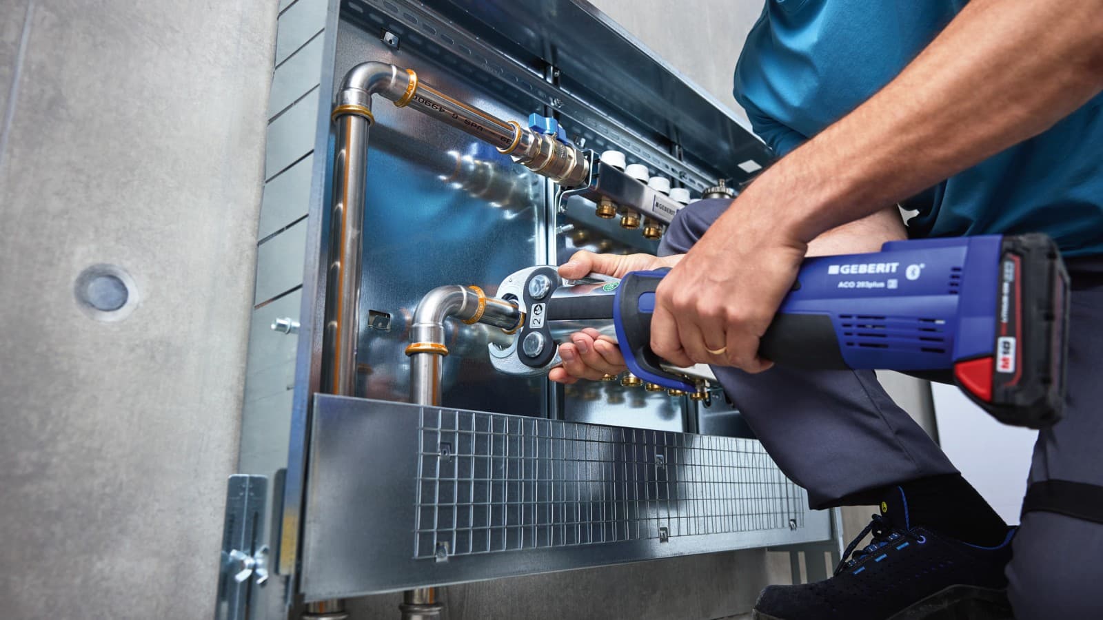 Verwerking van Geberit Mapress Therm in verwarmingsinstallaties Verwerking van Geberit Mapress Therm in verwarmingsinstallaties